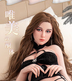 Alisha-168cm/5ft 6 Large Breast Silicone Head Sex Doll