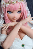 Elsababe - Ava 150cm/4ft 11 Medium Breast Movable Jaw Silicone Sex Doll