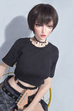 Elsababe - Pa 150cm/4ft 11 Medium Breast Movable Jaw Silicone Sex Doll