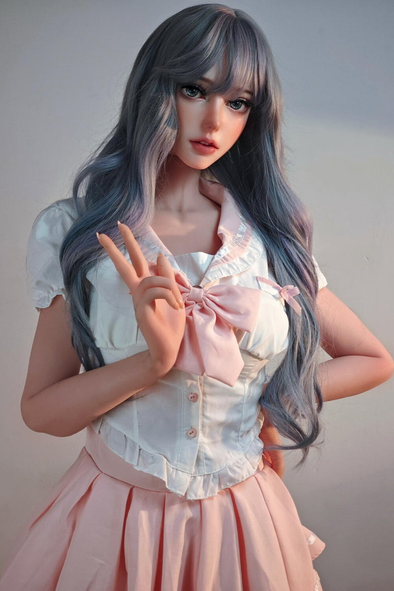 Elsababe - Maira 160cm/5ft 3 Medium Breast Movable Jaw Silicone Sex Doll