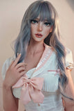 Elsababe - Maira 160cm/5ft 3 Medium Breast Movable Jaw Silicone Sex Doll