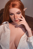 Elsababe - Isaura 165cm/5ft 5 Medium Breast Movable Jaw Silicone Sex Doll