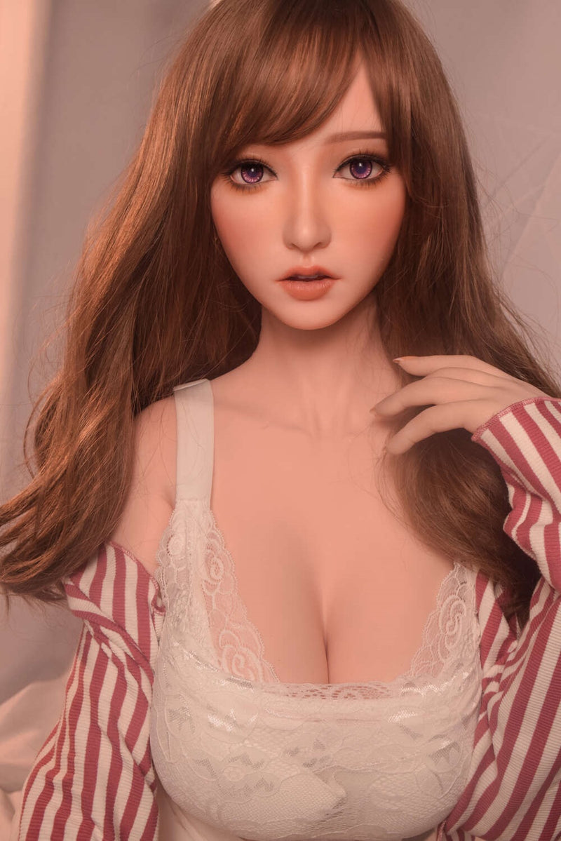 Elsababe - Mai 165cm/5ft 5 Medium Breast Movable Jaw Silicone Sex Doll
