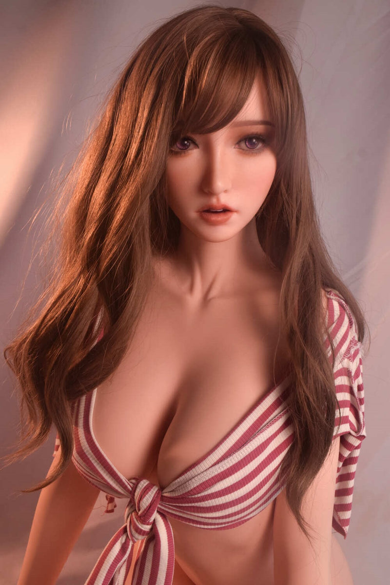 Elsababe - Mai 165cm/5ft 5 Medium Breast Movable Jaw Silicone Sex Doll
