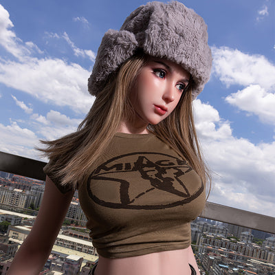Francesca-168cm/5ft 6 Large Breast Silicone Head Sex Doll
