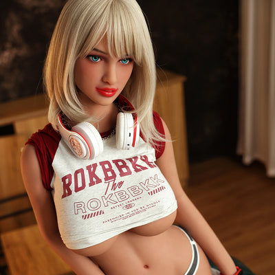 Agnes-172cm/5ft 8 Huge Breast Silicone Head BBW Sex Doll