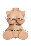 Tantaly - Olevia 150cm/4ft 11 Large Breast Torso TPE Sex Doll