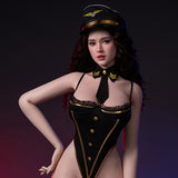 Jessica-171cm/5ft 7 Huge Breast Silicone Head Sex Doll