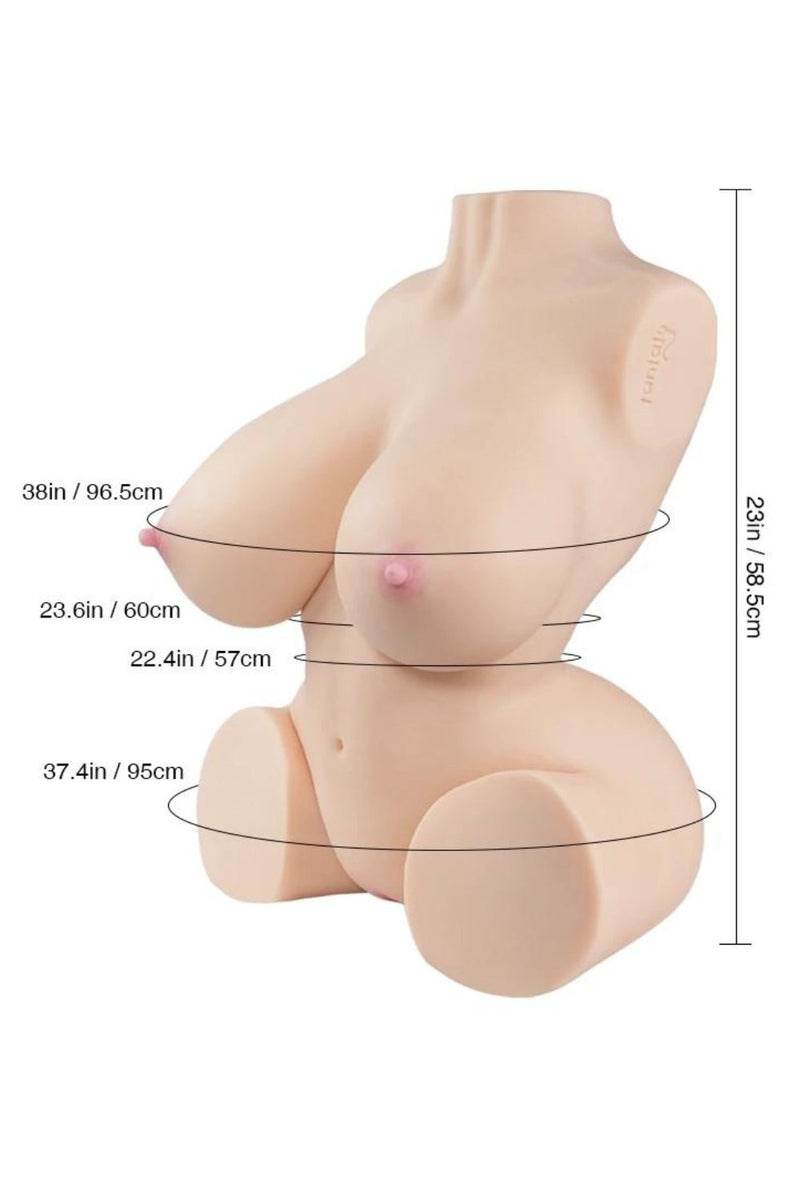 Tantaly - Brynn 150cm/4ft 11 Large Breast Torso TPE Sex Doll