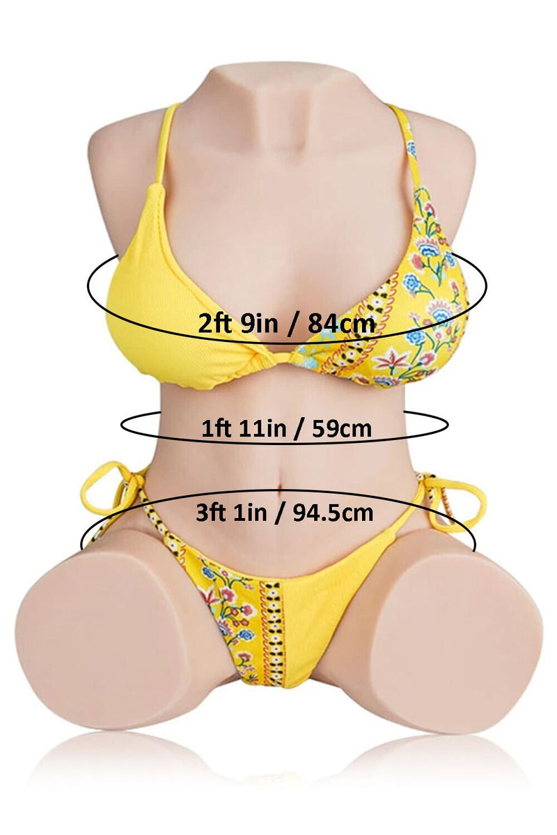 Tantaly - Kailey 150cm/4ft 11 Medium Breast Torso TPE Sex Doll