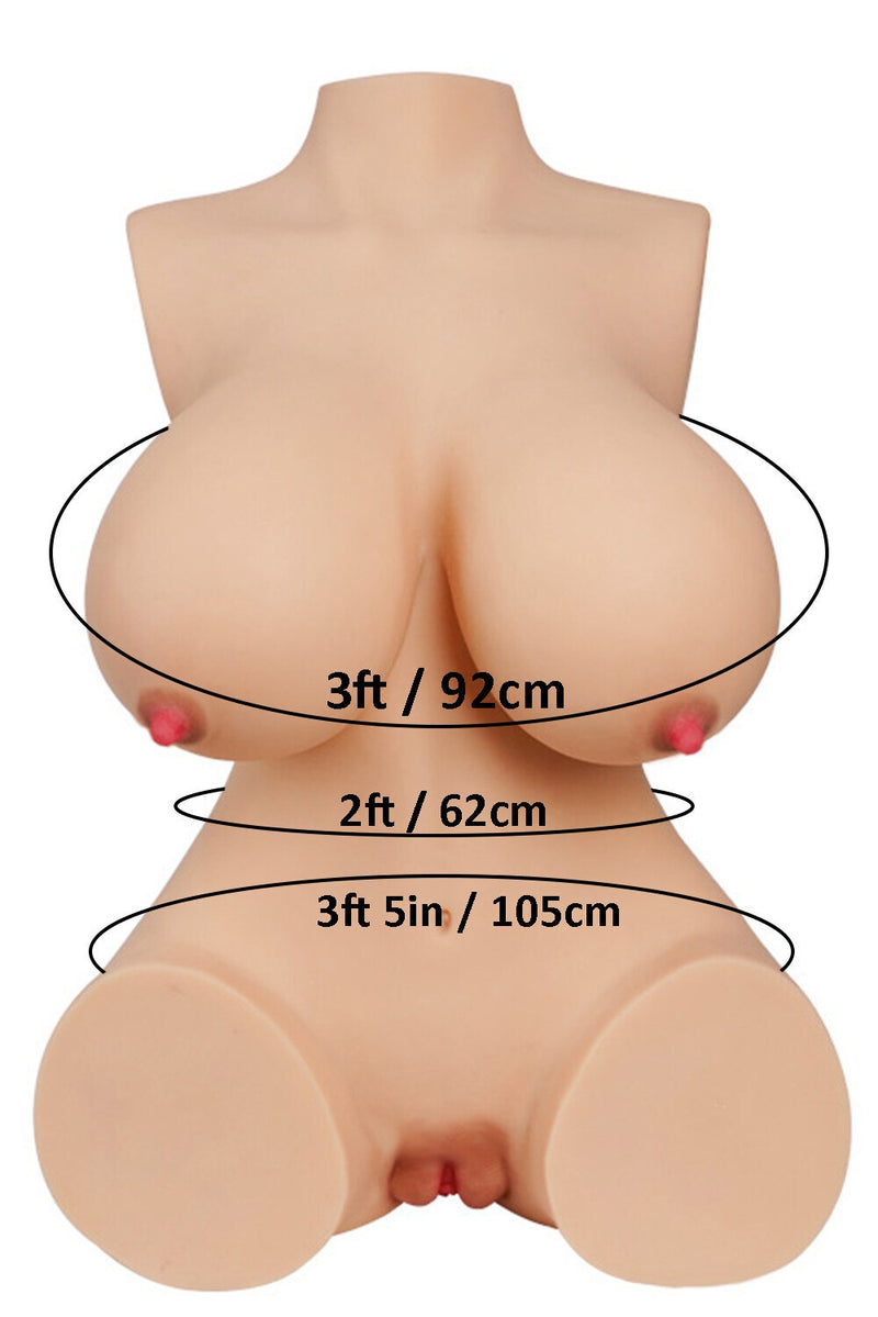 Tantaly - Heather 150cm/4ft 11 Large Breast Torso TPE Sex Doll