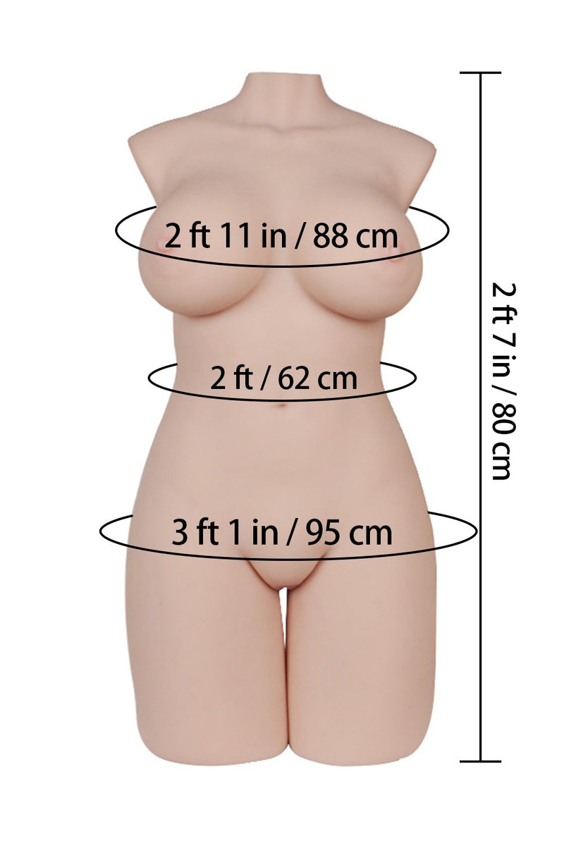 Tantaly - Aurora 150cm/4ft 11 Medium Breast Torso TPE Sex Doll