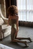 SY Doll - Jerica 156cm /5ft2 Huge Papaya Breast Sex Doll With Blonde Curly Hair(Customized)