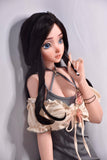 Elsababe - Annabella 150cm/4ft 11 Medium Breast Movable Jaw Silicone Sex Doll
