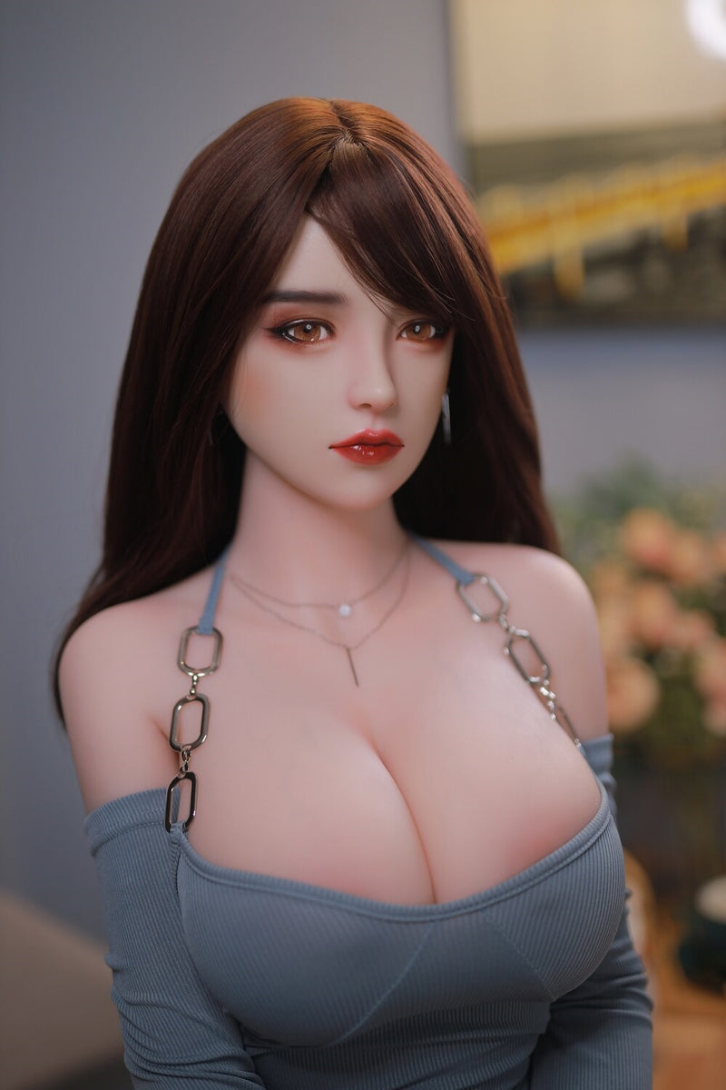 JY - Mireille 160cm/5ft 3 E-cup Silicone Head Sex Doll