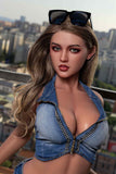 Greta-168cm/5ft 6 Large Breast Silicone Head Sex Doll
