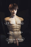REALING - Carter 82cm/2ft8 Male Torso Silicone Head Torso