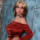 SY Doll - Kylee 158cm /5ft2 Small Breast TPE Sex Doll With Golden Curly Hair (Customized)
